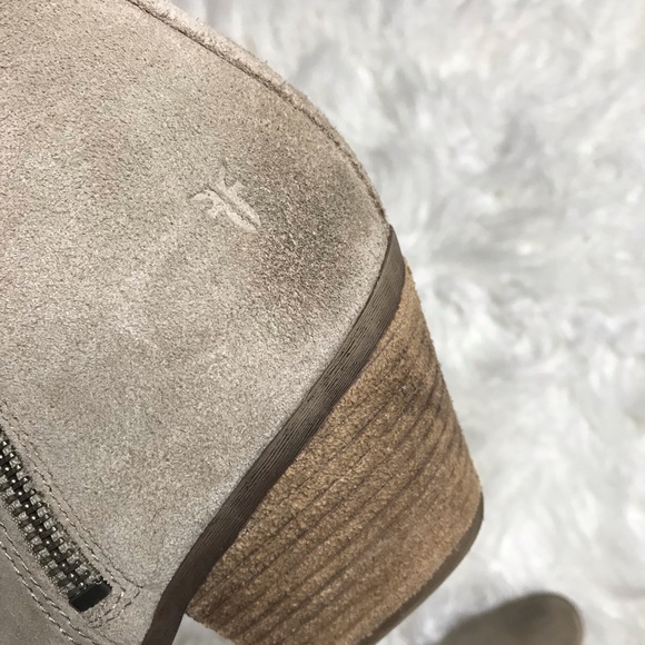 Frye Ash Grey Ankle Boots - Picture 5 of 6